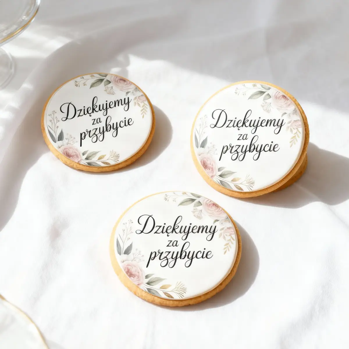 Ciasteczka podziękowania dla gości weselnych - Pracownia Cukiernicza Torty Złote Iwona Pasternak