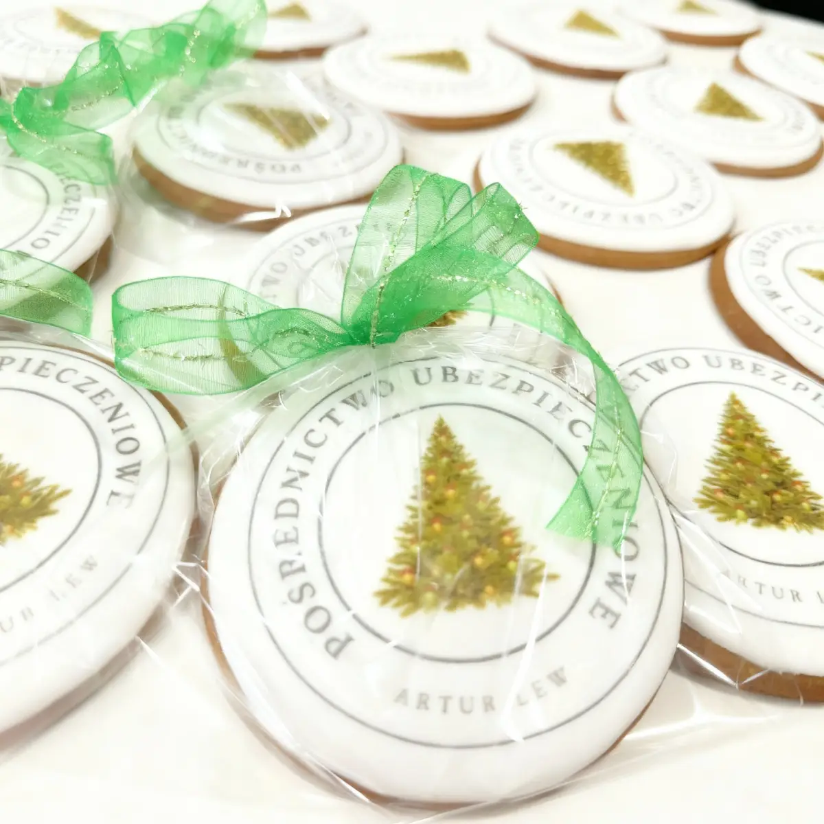 Ciasteczka firmowe na święta - Pracownia Cukiernicza Torty Złote Iwona Pasternak