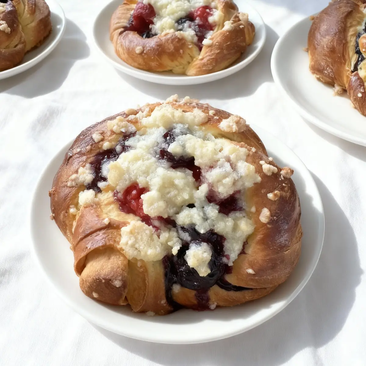 Drożdżówka z nadzieniem owocowym i kruszonką - Pracownia Cukiernicza Torty Złote Iwona Pasternak