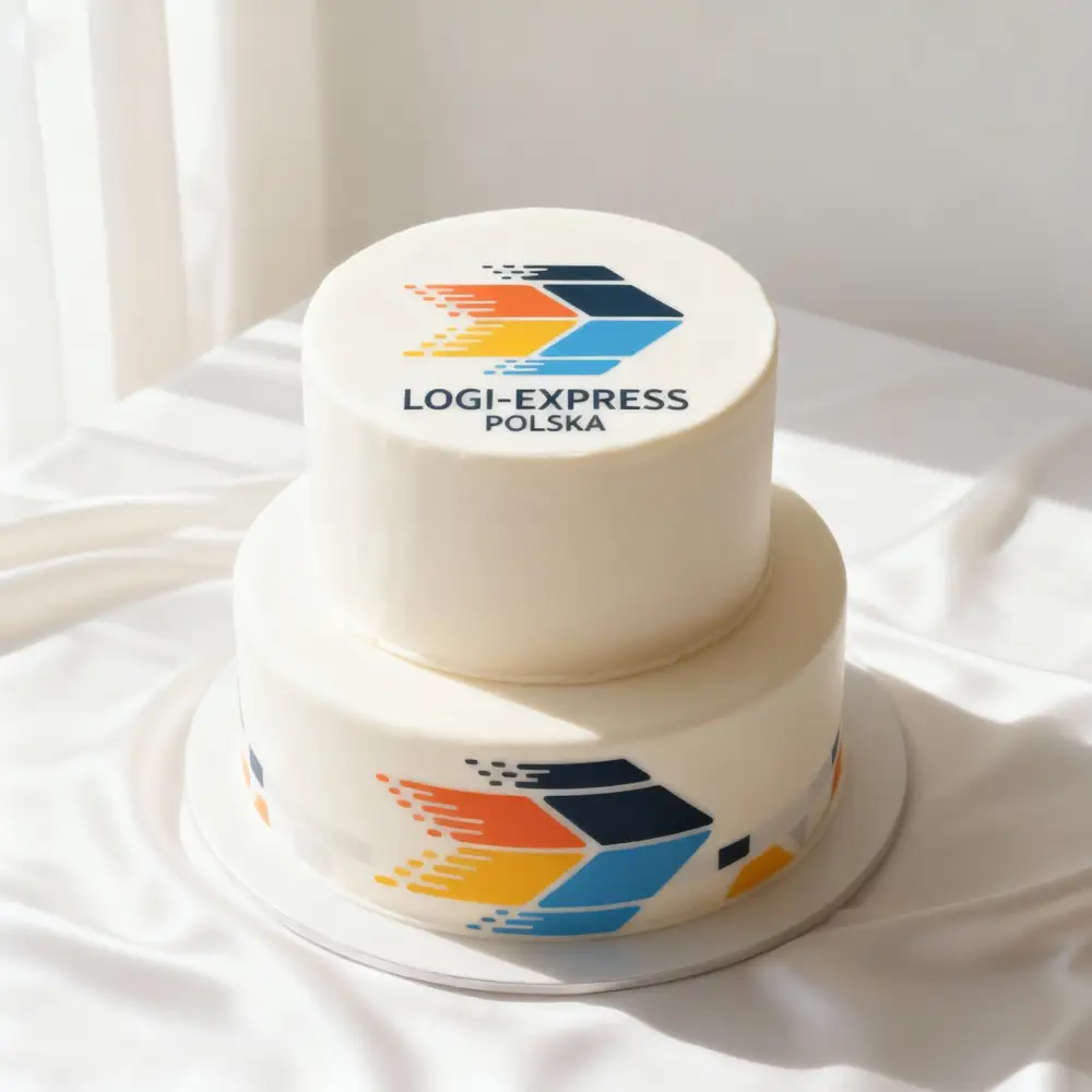 Torty firmowe - tort dla firmy logistycznej - Pracownia Cukiernicza Torty Złote Iwona Pasternak