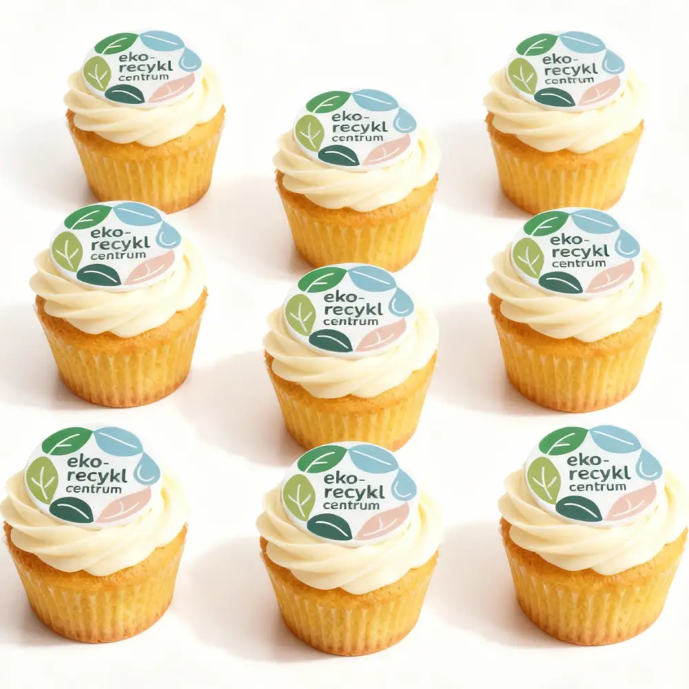 Muffinki z logotypem firma logistyczna - Pracownia Cukiernicza Torty Złote Iwona Pasternak