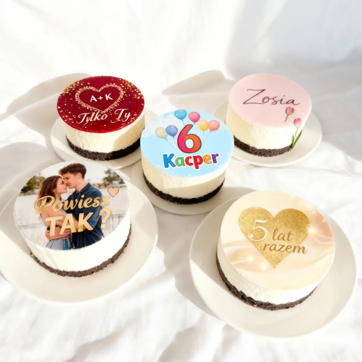 Mini torciki z nadrukiem - Torty Złote Gryfice Iwona Pasternak 