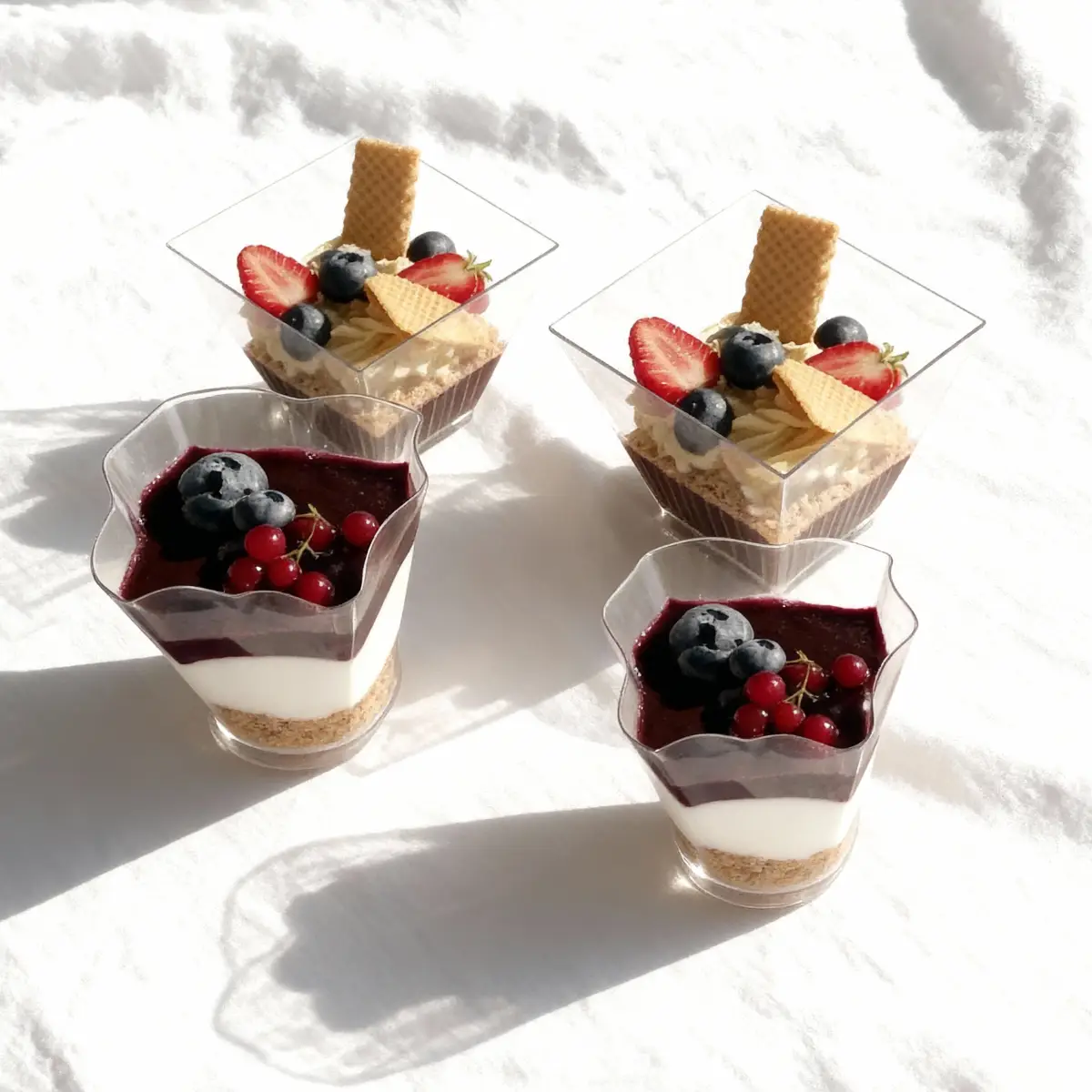 Słodki stół - deserki w pucharkach – intensywny smak i efektowna prezentacja – Pracownia Cukiernicza Torty Złote Iwona Pasternak