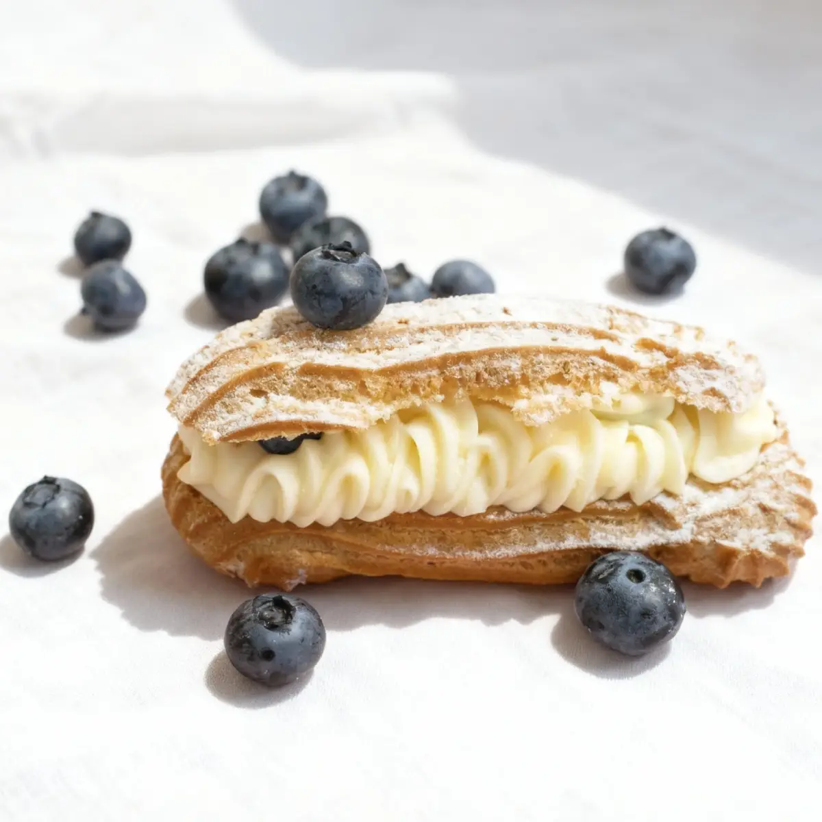 Słodki stół z eklerami – klasyczne francuskie desery w eleganckim wydaniu – Pracownia Cukiernicza Torty Złote Iwona Pasternak