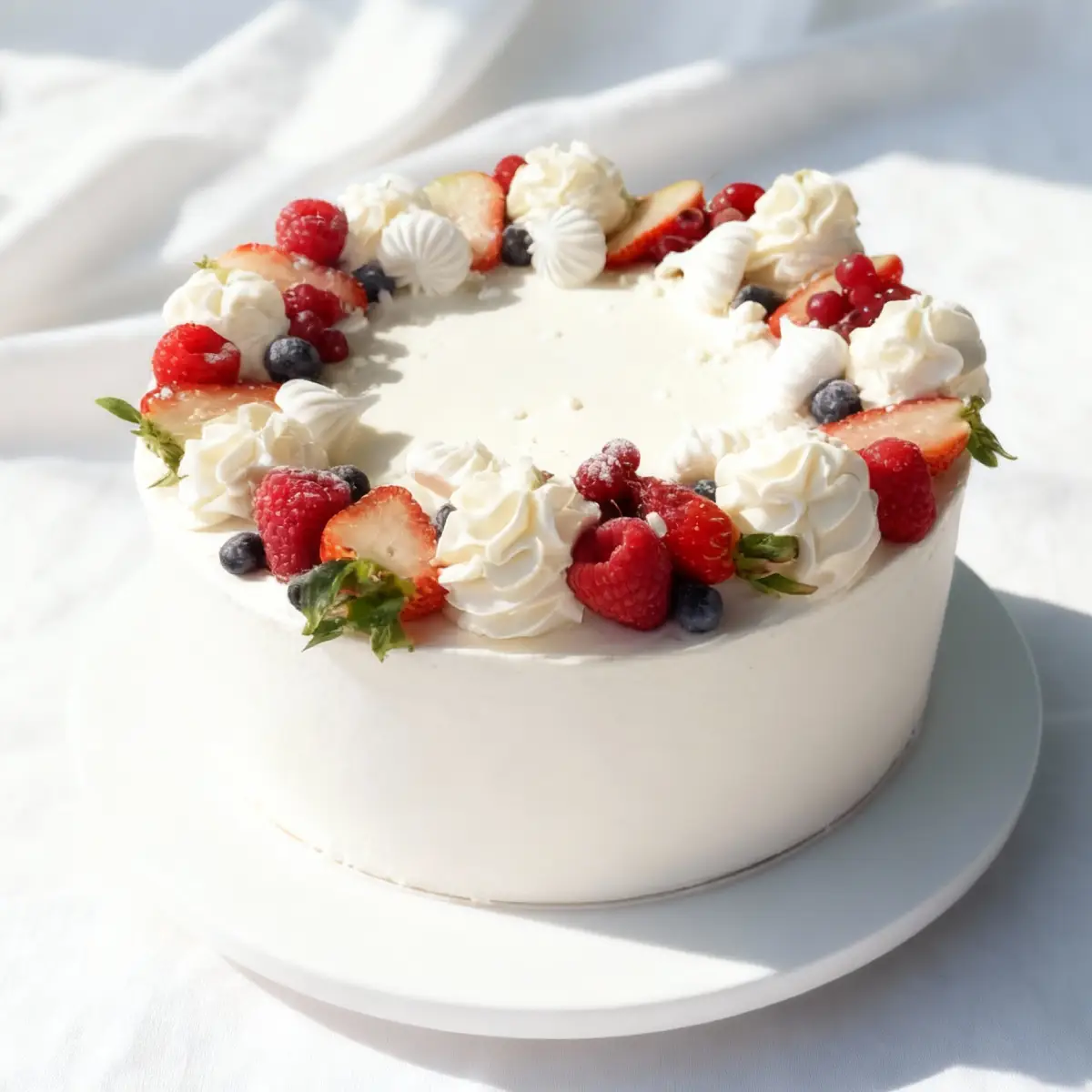 Tort z malinami i truskawkami – Pracownia Cukiernicza Torty Złote Iwona Pasternak Karaś