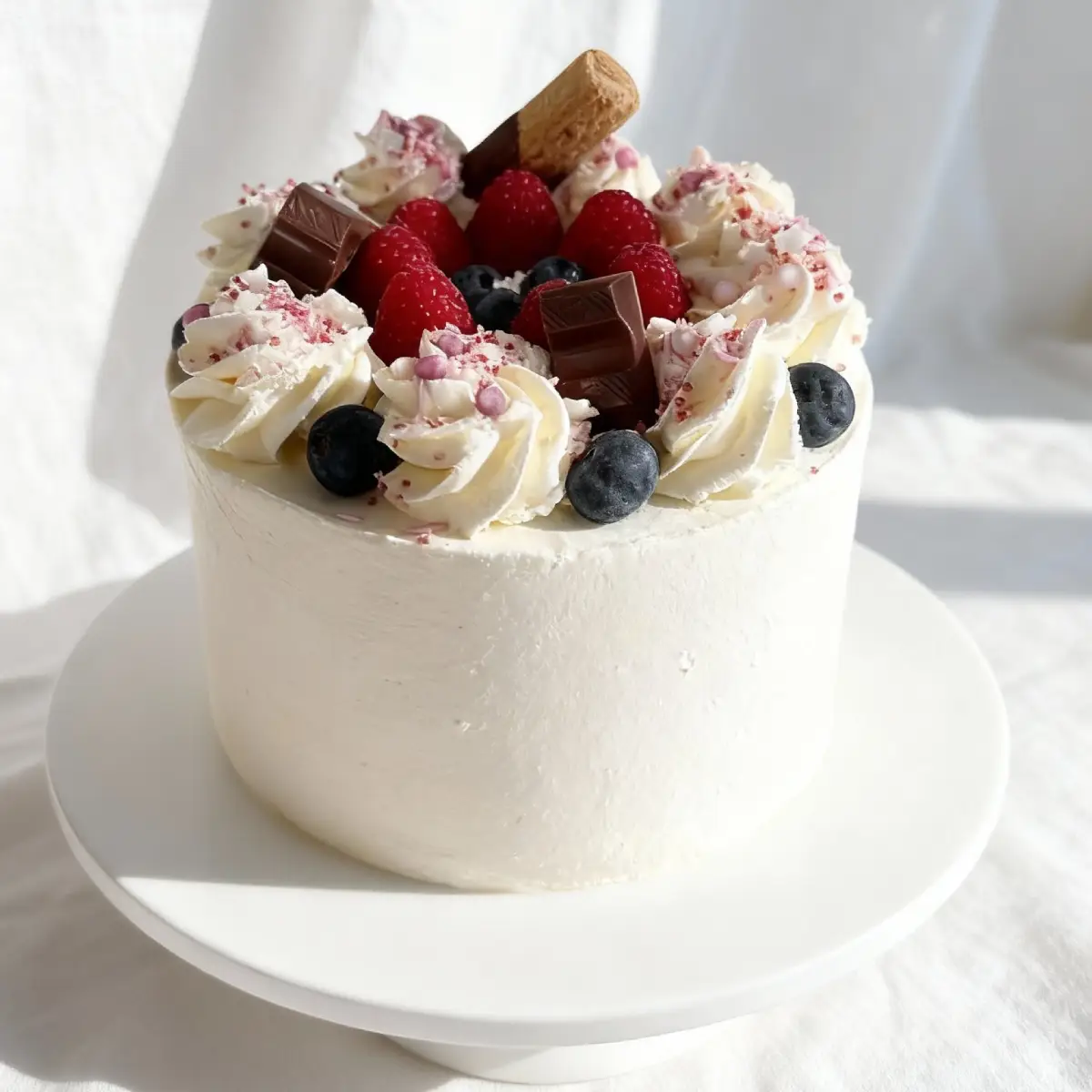 Tort z owocami, ciasteczkowy, z bitą śmietaną – Pracownia Cukiernicza Torty Złote Iwona Pasternak Karaś